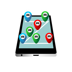 gps navigator with map