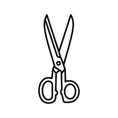Open Scissors Outline Icon