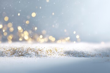 Soft Minimal Christmas White Glow Background