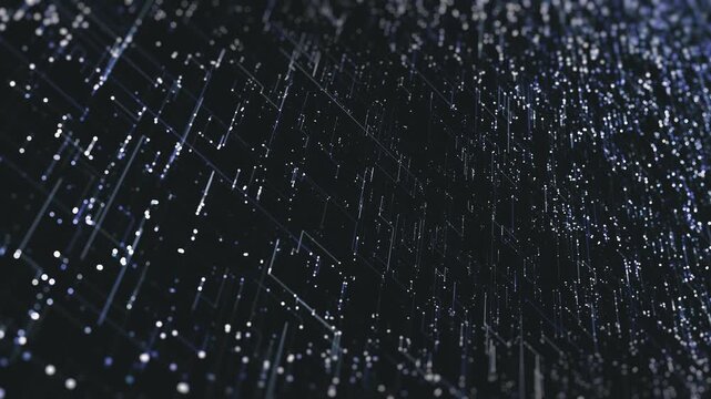 Digital Data Futuristic Hitech Background Loop
Animation of an abstract high technology wallpaper background visual fx of data lines and particles zooming in with ambient occlusion and depth of field 
