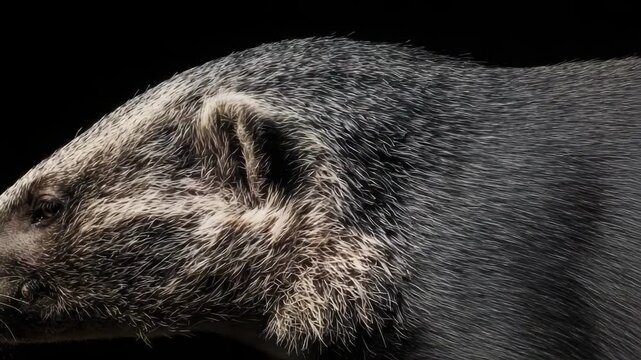 aardvark, a long-snouted nocturnal mammal shown in profile.