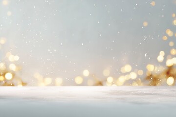 Soft Minimal Christmas White Glow Background