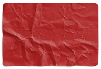 Fully Crumpled Red Sticker Texture
