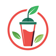minimalist drinks logo