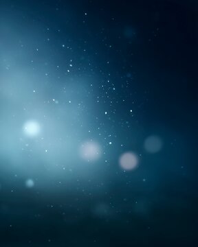 Minimal Midnight Blue Winter Background