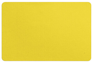 Flat Yellow Sticker with Rounded Corners