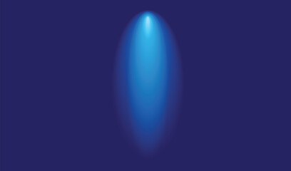 Abstract blue light beam on dark blue background