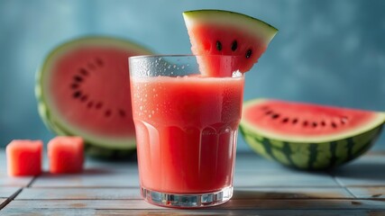 watermelon and juice