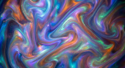 abstract colorful swirling liquid background
