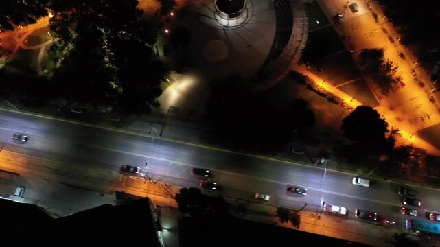 Barrios de la Ciudad por la noche