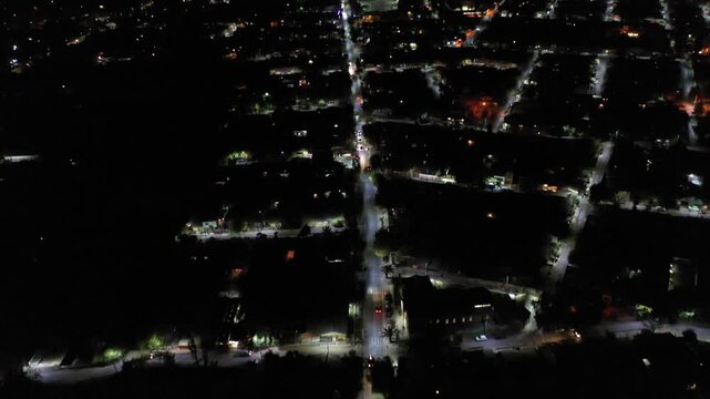Barrios de la Ciudad por la noche
