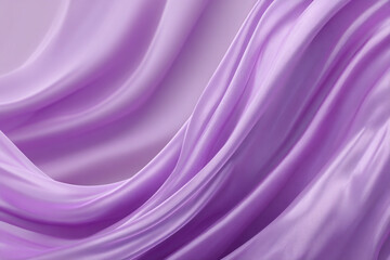 Obraz premium smooth flowing lavender fabric background
