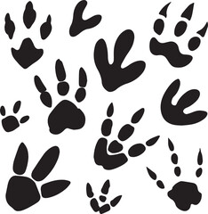 Bare Leafless Tree Silhouette Vector Illustration