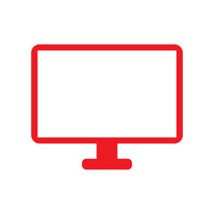 Desktop Computer Icon | Monitor Screen Symbol