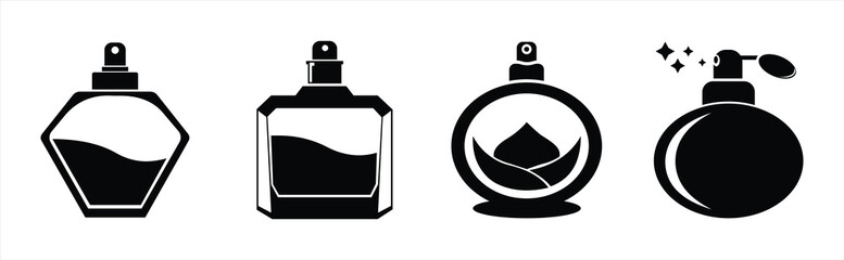 Perfume Bottle Icon Collection