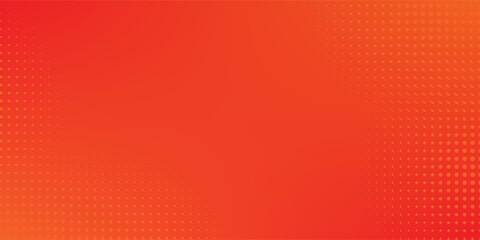 Dots halftone orange color pattern gradient texture with technology digital background. Dots pop art comics with summer background eps 10