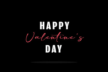 Joyeuse saint Valentin - illustration - carte de saint Valentin romantique