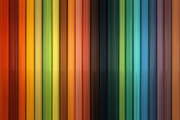 Obraz premium vibrant rainbow of colorful vertical stripes abstract background