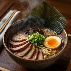 Gourmet Ramen Steam Harmony &mdash; Premium Bowl with Sharp Swirling Heat