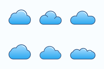 Cloud icon illustration