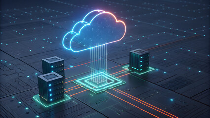 Holographic Cloud Network Grid