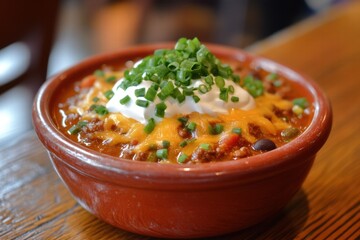 Hearty pasta dish topped with cheese and herbs