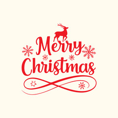 Snowfall Christmas Typography