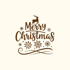 Golden Christmas Typography Script