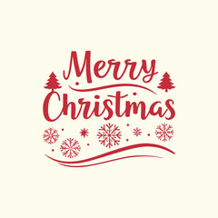 Candy Cane Christmas Typography