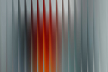 Abstract vertical gradient with a vibrant red and orange glow emanating from the center, set against a cool grey background
