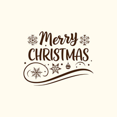 Christmas Lights Typography