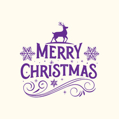 Festive Joy Christmas Typography
