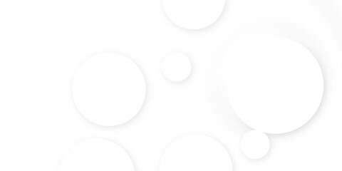 White and grey abstract modern circle background. abstract white circle shape with digital hi tech concept background technology. Presentation slide template. Glowing circle lines design .