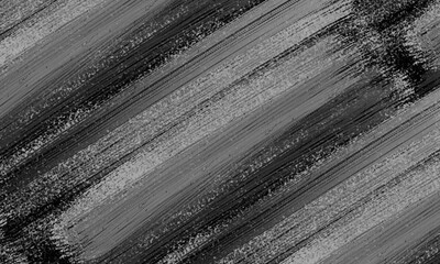 Abstract brush strokes diagonal black and white