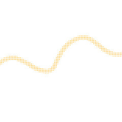 Abstract Halftone Wavy Line 