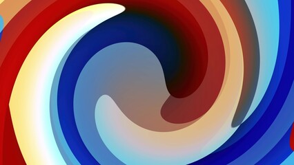 Obraz premium Abstract colorful swirling fluid creating dynamic curves