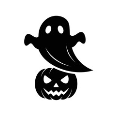 halloween pumpkin isolated on white background