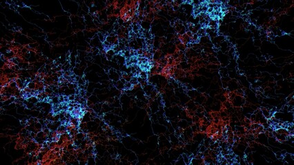 Abstract neural network communicating data energy