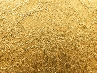 Gold Foil With Medium Metal Texture. Shiny Matt, Glossy Surface. Text, Logo, Design Luxury Element.