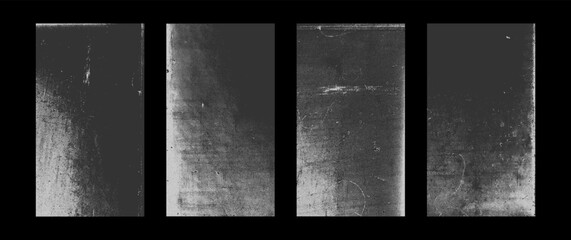 This collection showcases vertical grunge backgrounds that highlight a halftone noise effect and grain textures. Perfect for design, digital art, or presentation backgrounds.