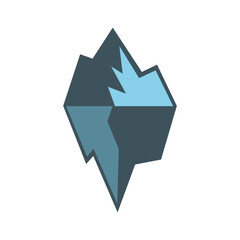 Iceberg logo icon design