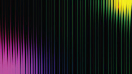 Abstract background of vertical tubes with a vibrant rainbow color gradient