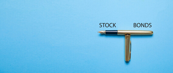 Stock and Bonds. Business concept