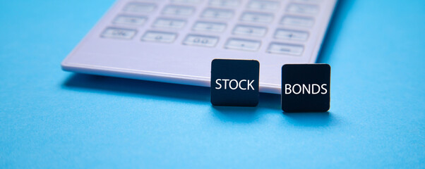 Stock and Bonds. Business concept