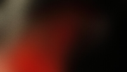 Abstract blurred grainy background, red and black gradient.