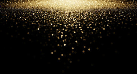 Glittering bokeh effect against transparent background