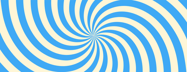 Swirl Blue Background. Candy Color Frame. 