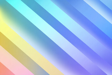 Obraz premium diagonal gradient stripes in pastel colors with soft light