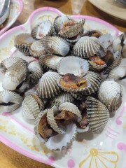 Thai Blanched Cockles (Hoi Kraeng Luak)
