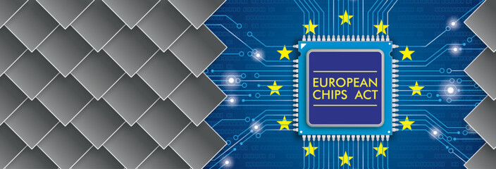 Rhombus Protection Shield Microchip EU Chips Act Header